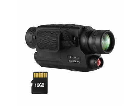 Binoculares digitales de visión nocturna Binoculares de visión nocturna con cámara para acampar y cazar Negro-Negro YIZHOOD