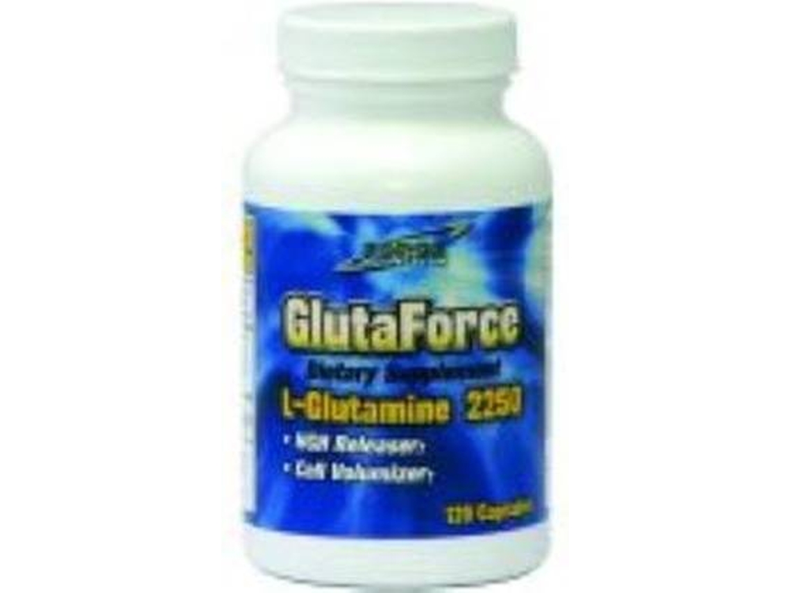 Complemento Alimentar NUTRI-FORCE L-Glutamina (120 cápsulas de 750mg)