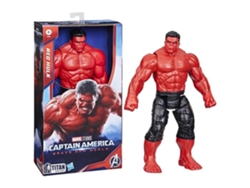 Figura de lujo de Hulk rojo de la serie Titan Hero de Marvel Studios Capitán América Un mundo feliz