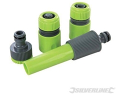 Conjunto de Conectores de Manguera SILVERLINE 394989 - 5 piezas
