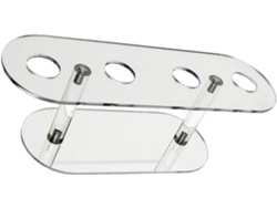 1 Soporte De Acrílico Transparente Para Helados Con Ranuras Para Sujetar Conos.