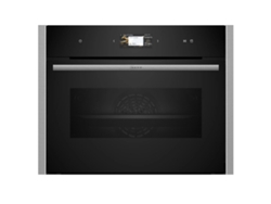 Horno combinado de vapor integrado 47l 60cm a ecoclean negro C24FS31N0 - NEFF