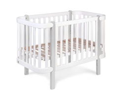 Cuna FURNLUX Etude (Gris, Madera Maciza - 67X125X89 Cm)