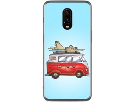 Carcasa OnePlus 6T TUMUNDOSMARTPHONE Furgoneta Multicolor