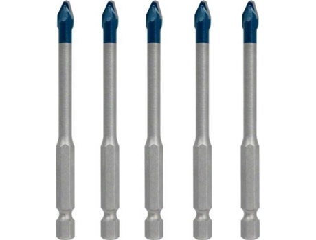 Conjunto de Brocas BOSCH para Telha Hex-9 Expert Hardceramic - 6 mm - 5 Un para Conjunto de Taladros de Impacto