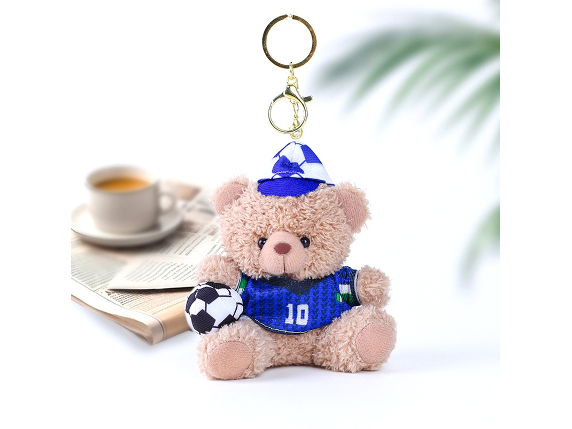 Llavero Oso Peluche Italia Nº10 Copa Mundial 2026, Accesorio Hincha Selección Italiana, Colgante Suave Regalo Fan Fútbol Calidad Premium