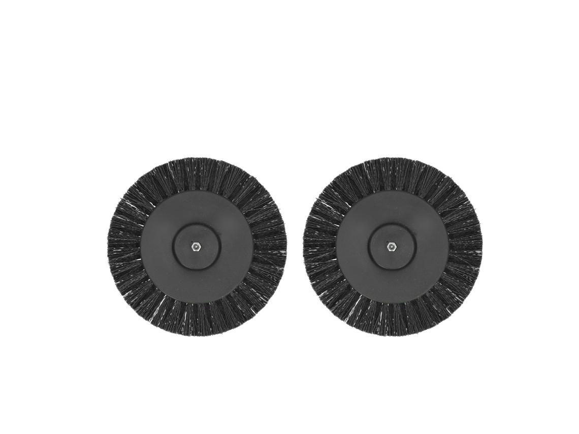 2 Pack Cabeza De Cepillo Eléctrico Para Taladro 3.5 Pulgadas, Adjunto Duradero Para Alfombras Y Decoración Negro