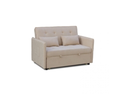 Sofá cama Nasya Beige 183 x 96 x 119 cm