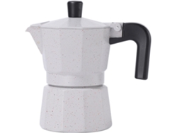 Cafetera italiana de 100 ml para cocina, camping y viajes, color gris Eifson