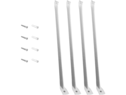 Paquete De 4 Soportes De Acero Inoxidable Estables Para Estantes De Armario, Soportes De Estantes Para Sistemas De