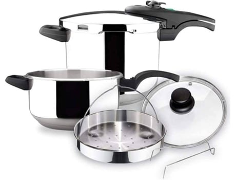 Olla a Presión MAGEFESA Athenas Complet (22 cm - Acero Inoxidable - 4+6L)