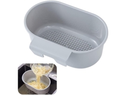 2026da-colador De Fregadero De Cocina Linjou Para Separar Humedo Y Seco Filtra Residuos De Plástico Gris
