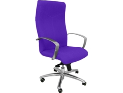 Silla de Escritorio Ejecutiva PYC Caudete Morado con ruedas antiarañazos (Brazos Fijos - Tejido)