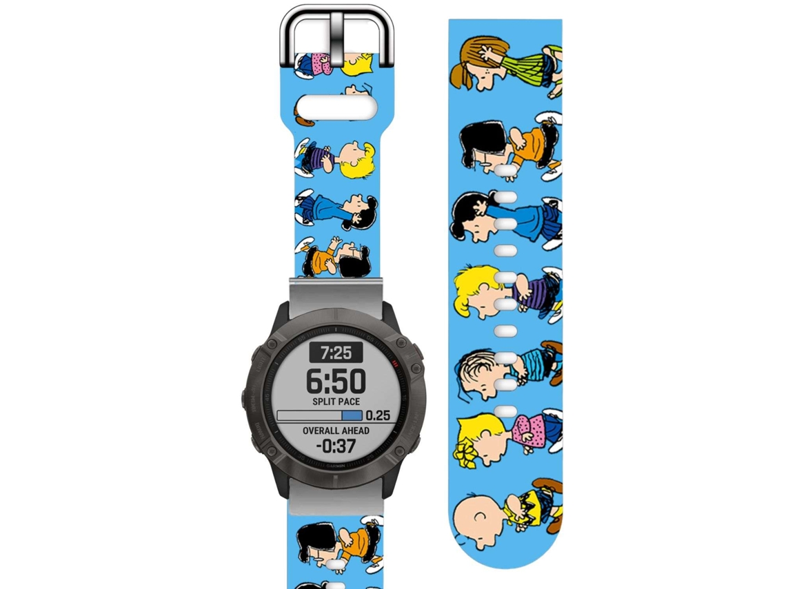 Correa Silicona Suave Personalizada Garmin Descent Gi Charlie Brown