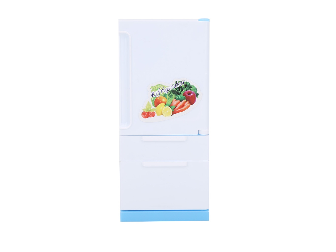 Geladeira De Boneca Miniatura Para Casa De Bonecas Brinquedo Simulação Móveis Seguro