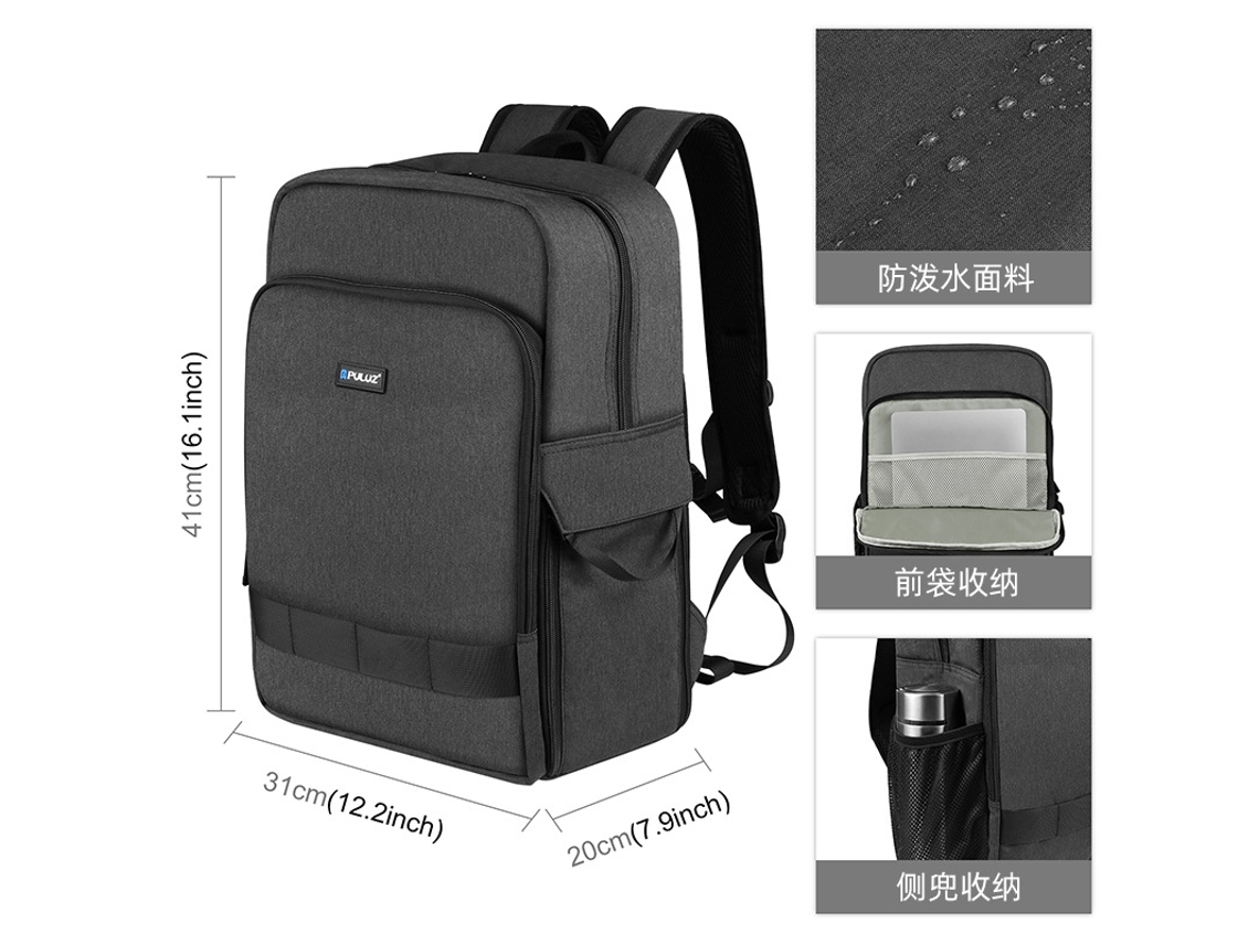 YUYSAN Mochila Mochila De Fotografía Para Computadora Portátil De 14 Pulgadas Bolsa Para Computadora Portátil Pu5017B