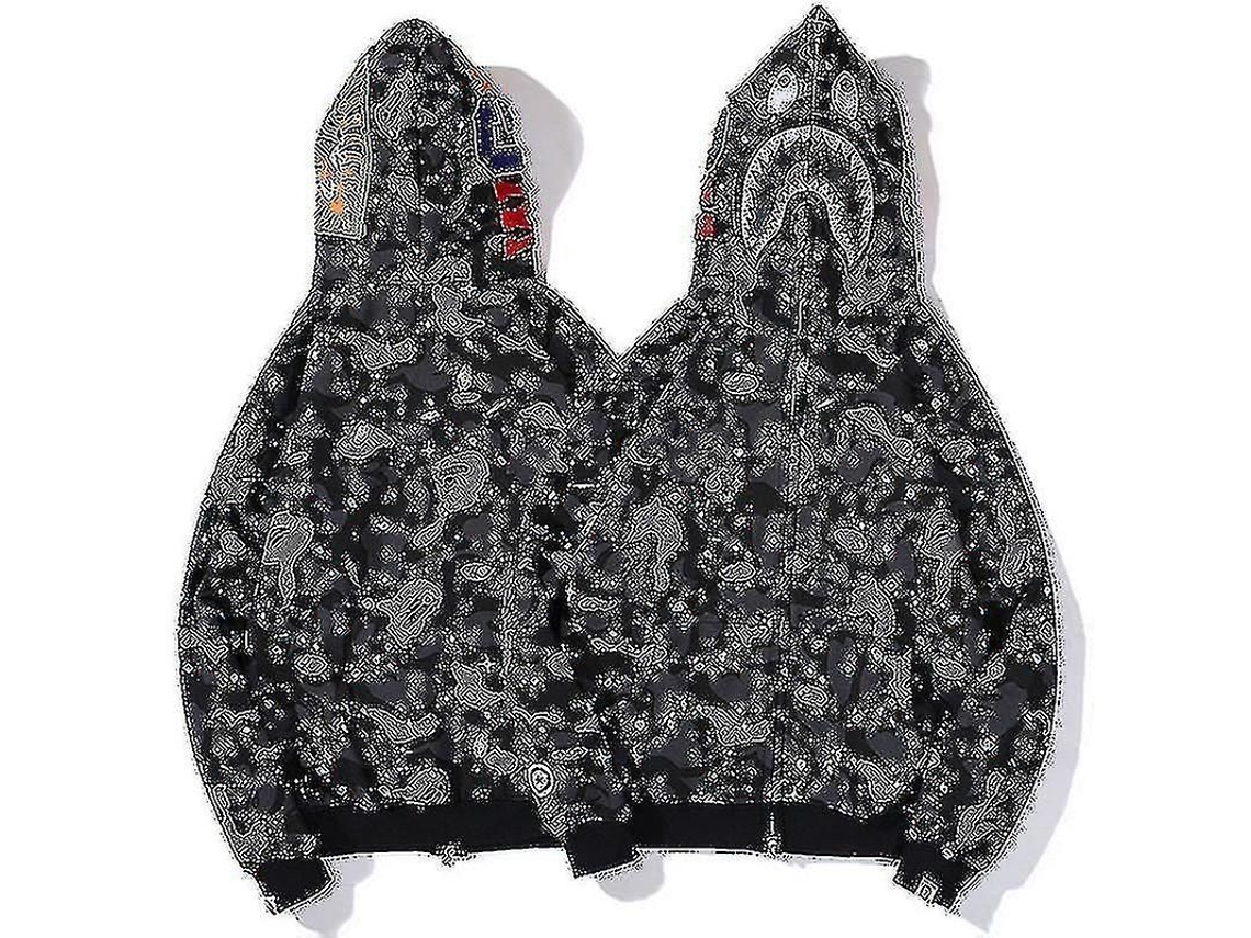 2026-sudadera Con Capucha Camuflaje Para Hombre Chico Chaqueta Suelta Cremallera Poliéster Estilo Casual