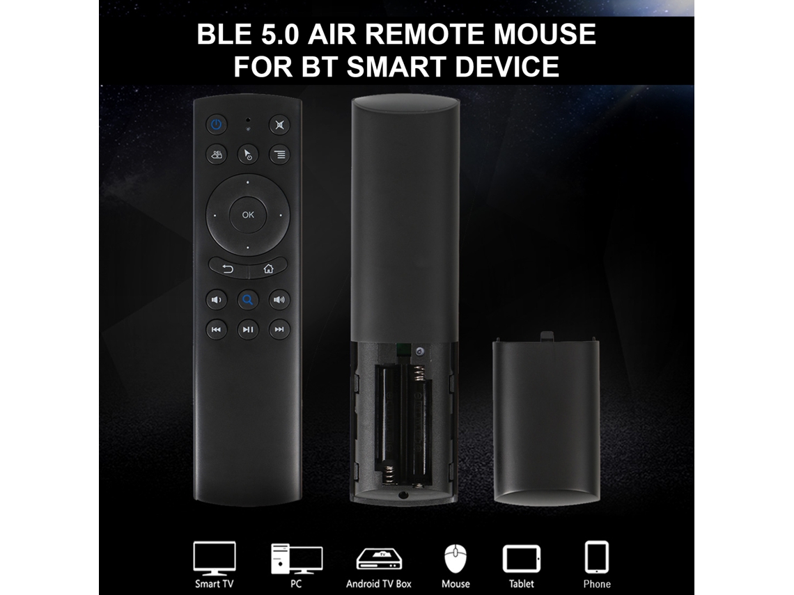 Control Remoto Inteligente G20bts, Ratón Inalámbrico Bluetooth Con Giroscopio, Compatible Con Xiaomi Smart Tv Y Android Tv Box.