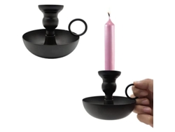 Portavelas Cónicos, Portavelas Negro, Portavelas De Columna Para Mesa