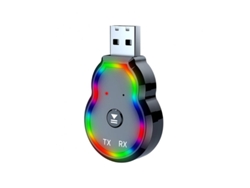 Transmisor de FM YIZHOOD Q2 Interfaz USB dos en uno Coche colorido multifuncional universal negro