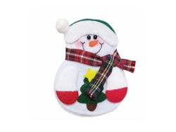 Organizador de cubiertos navideño de tela no tejida resistente para cuchillos, tenedores y cucharas. Ideal para decoración navideña. Nostalgia88