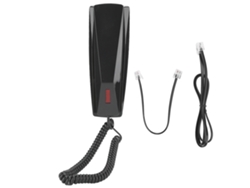 Teléfono fijo para comunicaciones y trabajo en la oficina