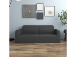 Funda elástica para sofá de 2 plazas, poliéster jersey antracita, DKD HOME DECOR