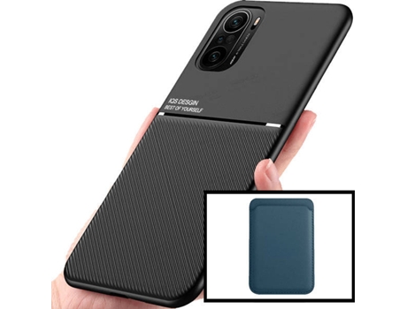 Kit Carcasa y Protector Xiaomi Mi 11i PHONECARE Magnetic Lux Azul