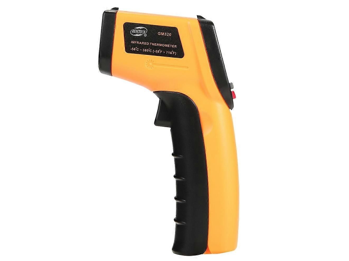 Termómetro infrarrojo industrial GOKOCO GM320 Standard Intelligence, termómetro infrarrojo tipo pistola.