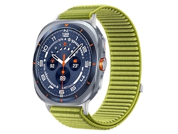 Correa trenzada de nailon ultrarresistente para Samsung Galaxy Watch con cierre de velcro e interfaz metálica (47 mm)
