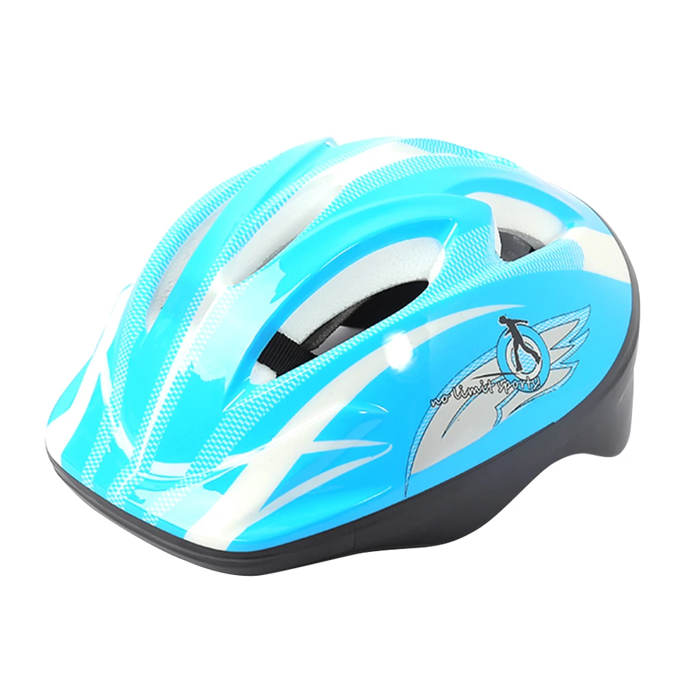 Casco infantil para ciclismo, patineta, patinaje sobre hielo y ciclismo. Mdug (azul claro).