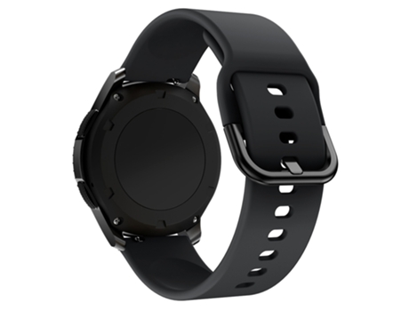 Correa de reloj inteligente de 22 mm para Huawei Watch GT2e/GT/GT2 Correa de silicona de 46 mm con hebilla colorida (negro)