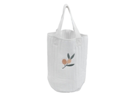 Bolso para biberones con bordado, mochila cambiador portátil, bolso para cesta de cochecito