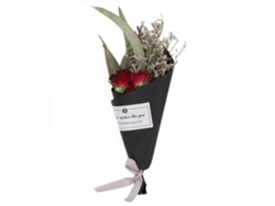 JILLIOPER Ramillete de Flores Secas Artificiales Rosa para Decoración de Hogar Boda Fiesta Regalo (#1)