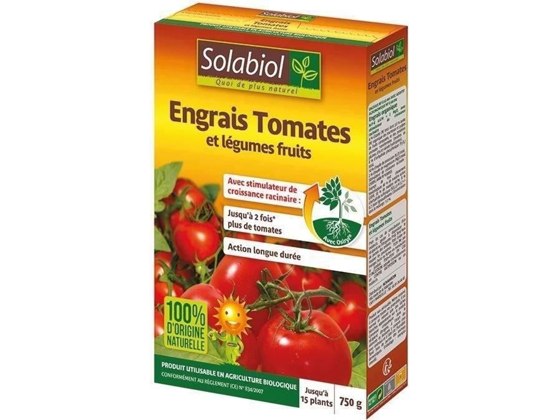 Fertilizante Solabiol para tomates 750 g