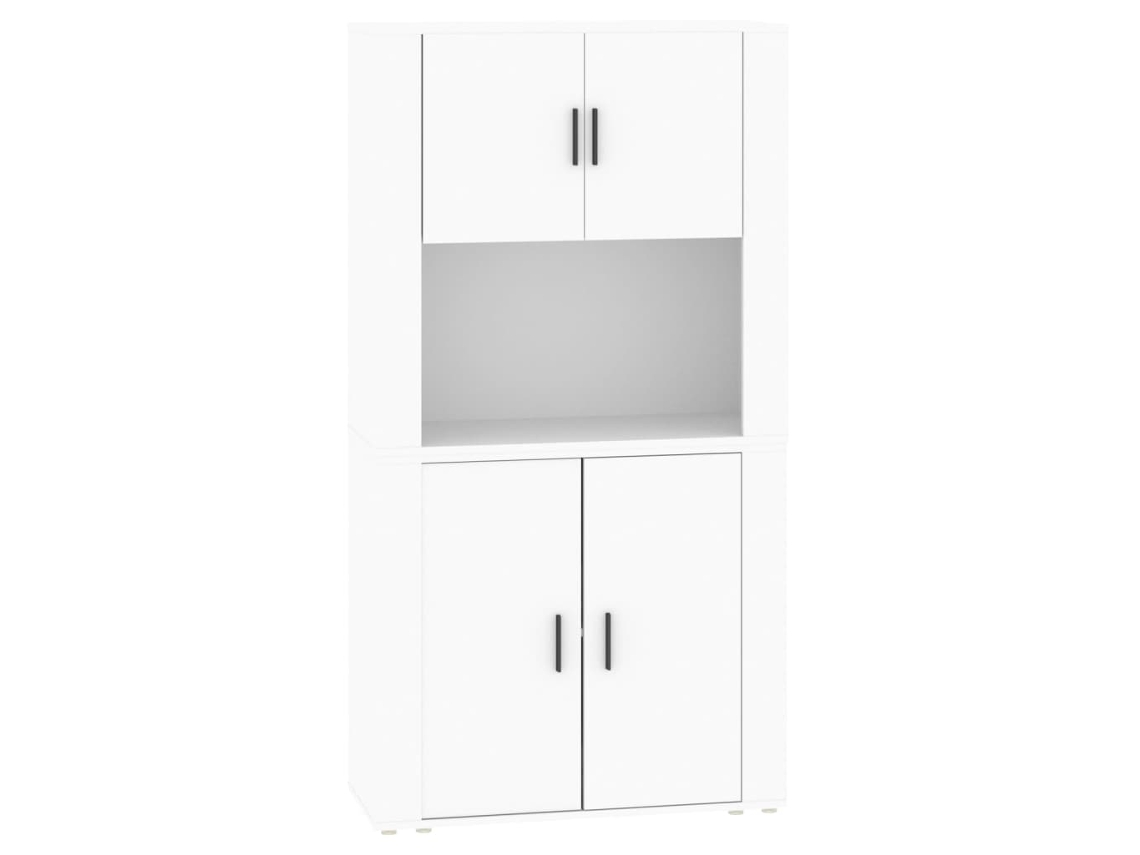 Maison Exclusive - Aparador Alto Madera Contrachapada Blanco