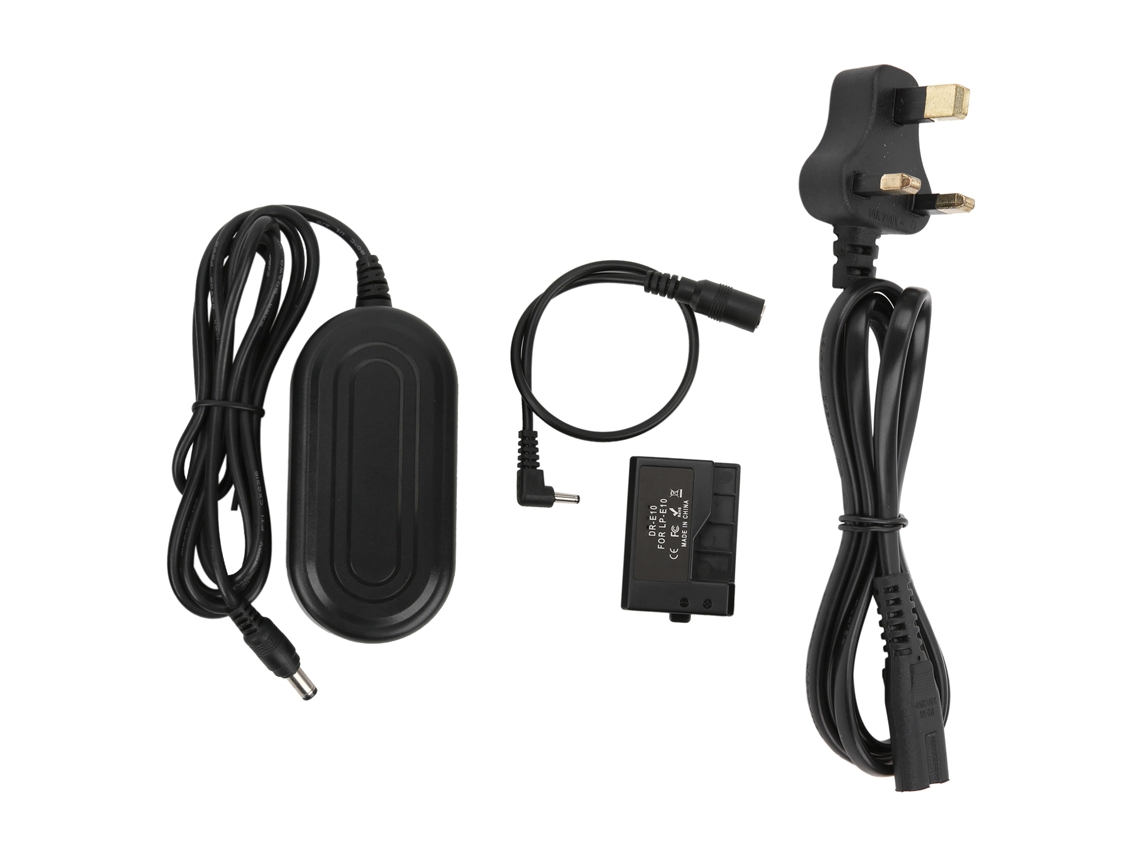 2026-kit Adaptador De Corriente Ac Con Batería Falsa Dc Coupler Lp-e10 Para Canon 1100d 1500d