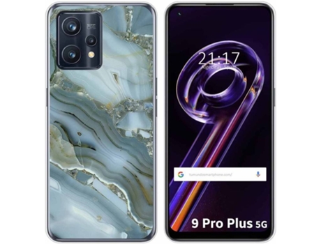 Carcasa para Realme 9 Pro Plus 5G TUMUNDOSMARTPHONE Dibujos Mármol 09 Multicolor