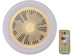 Ventilador Tech con luz y control remoto, techo Led Brrnoo 4v7w062qas 10.2in 30w E27 Ventilador Tech con luces y control remoto Veloci (30w)
