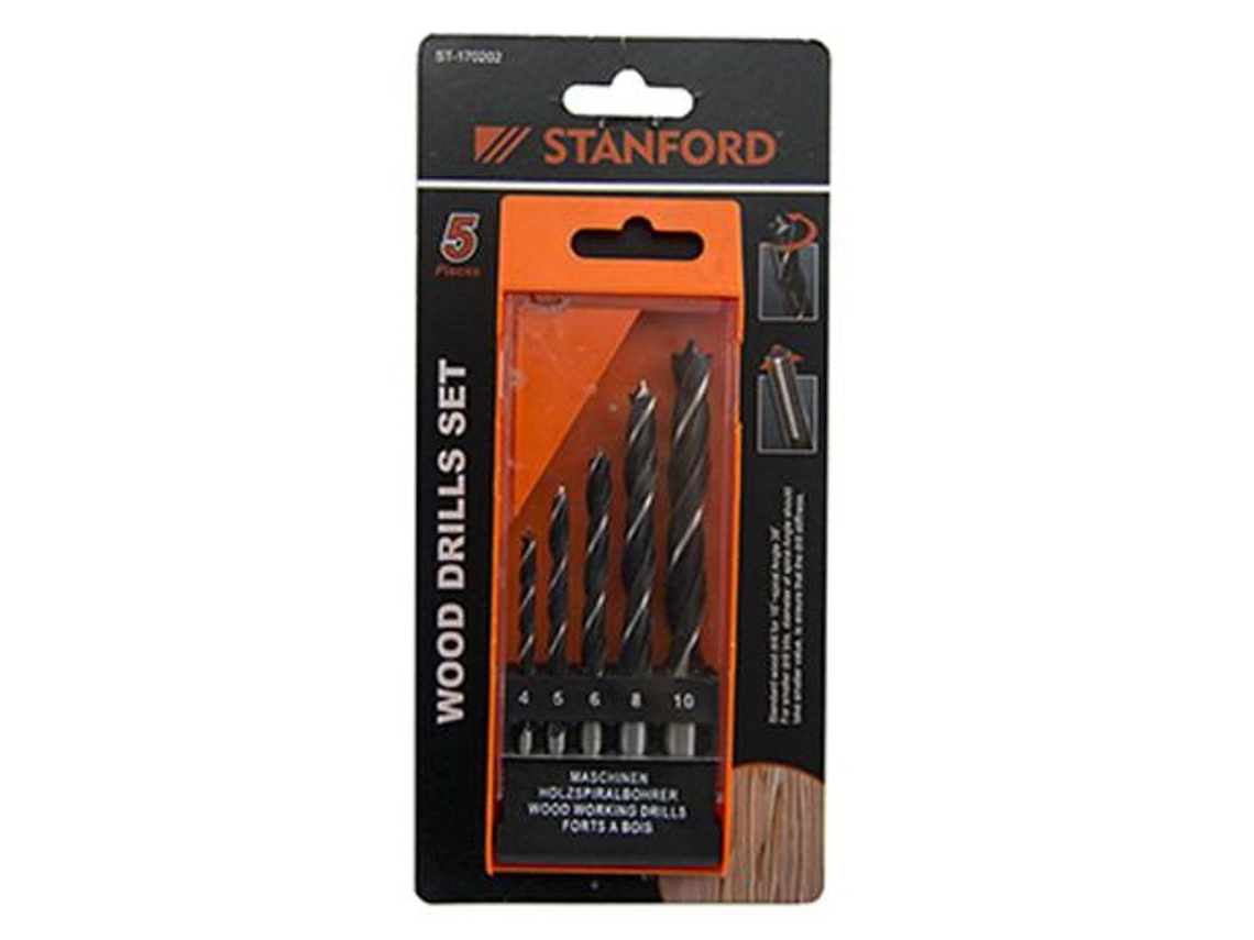 Brocas para madera  4  a 10 mm ( 5 brocas )