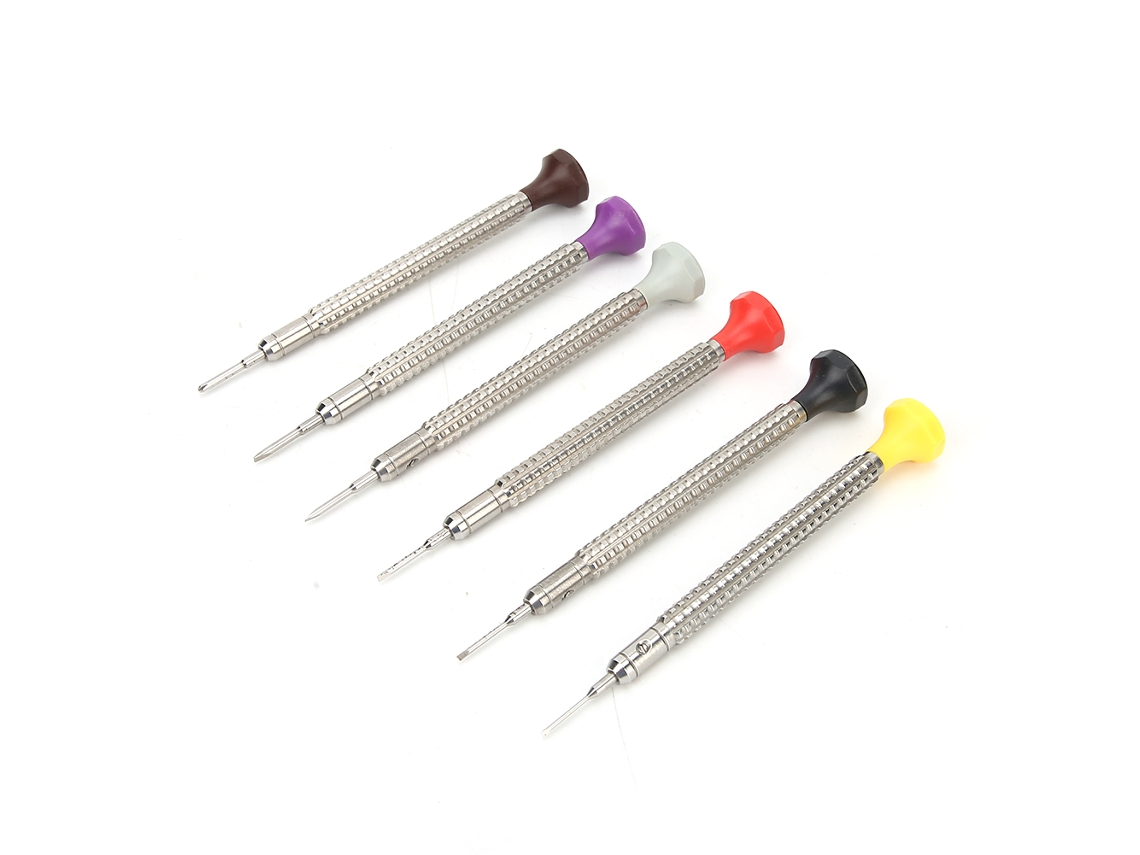 Juego De Destornilladores De Acero Para Reparar Relojes Y Electrodomésticos.