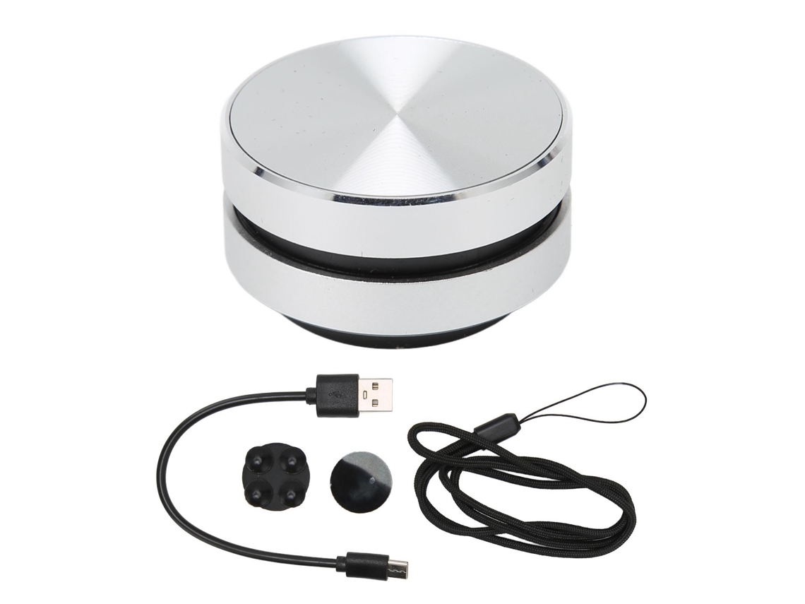 Junli-altavoz Mini Inalámbrico De Conducción Ósea Bluetooth Plateado
