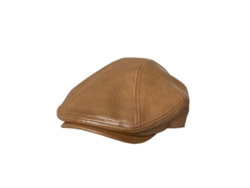 Nueva gorra de taxista de cuero estilo vintage para hombre