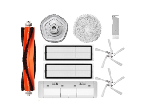 Para xiaomi dreame w10 cleaner, escova lateral principal, filtro hepa, pano esfregão