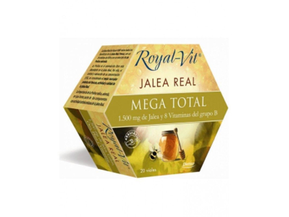Complemento Alimentar DIETISA Royal Vit Mega Total Geleia Real (20 ampolas de 1500mg)