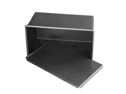 Molde Rectangular Para Pan Con Tapa Antiadherente, De Acero Al Carbono, Para Hornear Pan Negro.