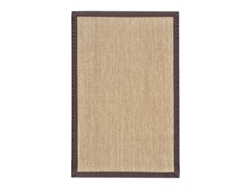 Alfombra vinílica Deblon con Ribete Antideslizante STORESDECO (PVC - 120 x 180 cm - Marrón)