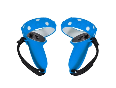 Combinado: Protector de Mando + Soporte para Oculus Quest 2 Azul VORTEX VR