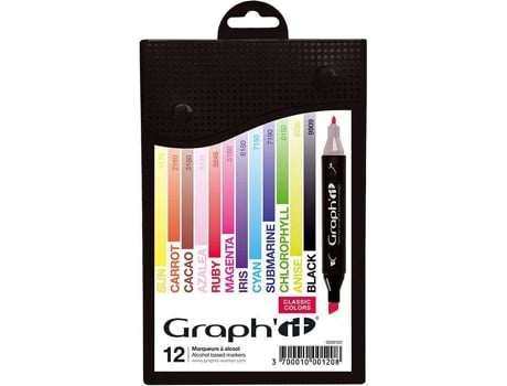 Marcador GRAPH'IT Colores Clásicos 0.8 mm