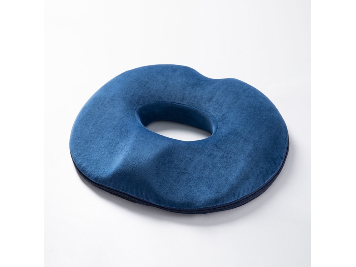 Almofada Para Cadeira Eifson Para Cadeira Feminina, Almofada Para Alívio Da Dor E Pressão No Cóccix (azul Marinho)